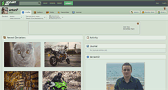 Desktop Screenshot of antonf.deviantart.com