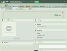 Tablet Screenshot of dcci.deviantart.com