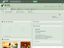 Tablet Screenshot of jgr-club.deviantart.com