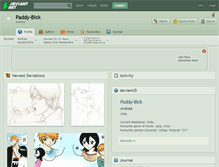 Tablet Screenshot of paddy-blck.deviantart.com