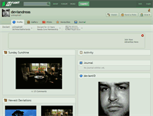 Tablet Screenshot of deviandreas.deviantart.com