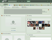 Tablet Screenshot of cmlcml.deviantart.com