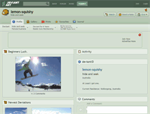 Tablet Screenshot of lemon-squishy.deviantart.com