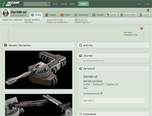 Tablet Screenshot of davide-sd.deviantart.com