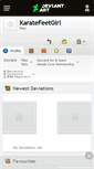 Mobile Screenshot of karatefeetgirl.deviantart.com