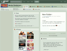 Tablet Screenshot of naruto-fanstorys.deviantart.com