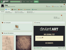 Tablet Screenshot of biag.deviantart.com