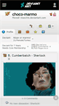 Mobile Screenshot of choco-marmo.deviantart.com