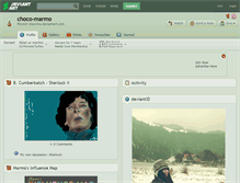 Tablet Screenshot of choco-marmo.deviantart.com