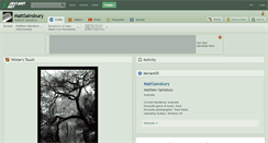Desktop Screenshot of mattsainsbury.deviantart.com