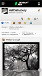 Mobile Screenshot of mattsainsbury.deviantart.com