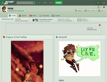 Tablet Screenshot of mnat.deviantart.com