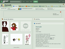 Tablet Screenshot of electraxd.deviantart.com