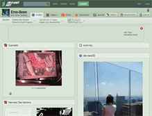 Tablet Screenshot of emo-beee.deviantart.com