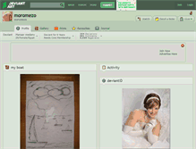 Tablet Screenshot of moromezo.deviantart.com