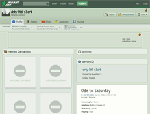 Tablet Screenshot of drty-lttl-s3crt.deviantart.com