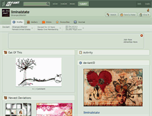Tablet Screenshot of liminalstate.deviantart.com