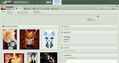 Desktop Screenshot of dolmax.deviantart.com