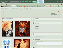Tablet Screenshot of dolmax.deviantart.com