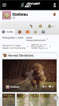 Mobile Screenshot of itzebeau.deviantart.com