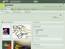 Tablet Screenshot of greenaflabar.deviantart.com
