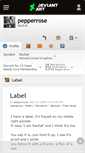 Mobile Screenshot of pepperrose.deviantart.com