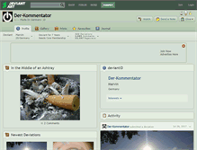 Tablet Screenshot of der-kommentator.deviantart.com