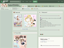 Tablet Screenshot of oyasumihetalia.deviantart.com