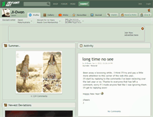 Tablet Screenshot of ji-owon.deviantart.com