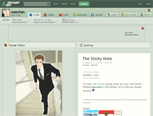 Tablet Screenshot of neechan.deviantart.com
