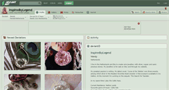 Desktop Screenshot of inspiredbylegend.deviantart.com
