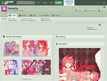 Tablet Screenshot of domochu.deviantart.com