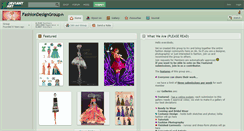 Desktop Screenshot of fashiondesigngroup.deviantart.com