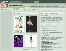Tablet Screenshot of fashiondesigngroup.deviantart.com