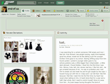 Tablet Screenshot of end-of-us.deviantart.com