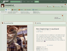 Tablet Screenshot of celestialfruit.deviantart.com