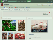 Tablet Screenshot of noirdump.deviantart.com