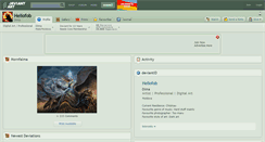 Desktop Screenshot of heliofob.deviantart.com