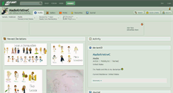 Desktop Screenshot of madiekristinec.deviantart.com