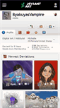 Mobile Screenshot of byakuyasvampire.deviantart.com