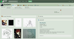 Desktop Screenshot of bloodzaphir.deviantart.com