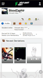 Mobile Screenshot of bloodzaphir.deviantart.com