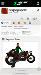 Mobile Screenshot of dragongraphics.deviantart.com