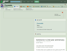 Tablet Screenshot of fuwaraido.deviantart.com
