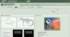 Desktop Screenshot of icethewarriormage.deviantart.com
