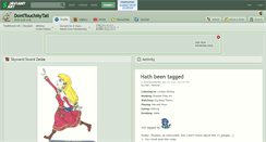 Desktop Screenshot of donttouchmytail.deviantart.com