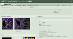 Desktop Screenshot of mommytalk.deviantart.com
