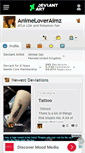 Mobile Screenshot of animeloveraimz.deviantart.com