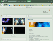 Tablet Screenshot of meliya.deviantart.com