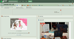 Desktop Screenshot of hannah-irish-wolf.deviantart.com